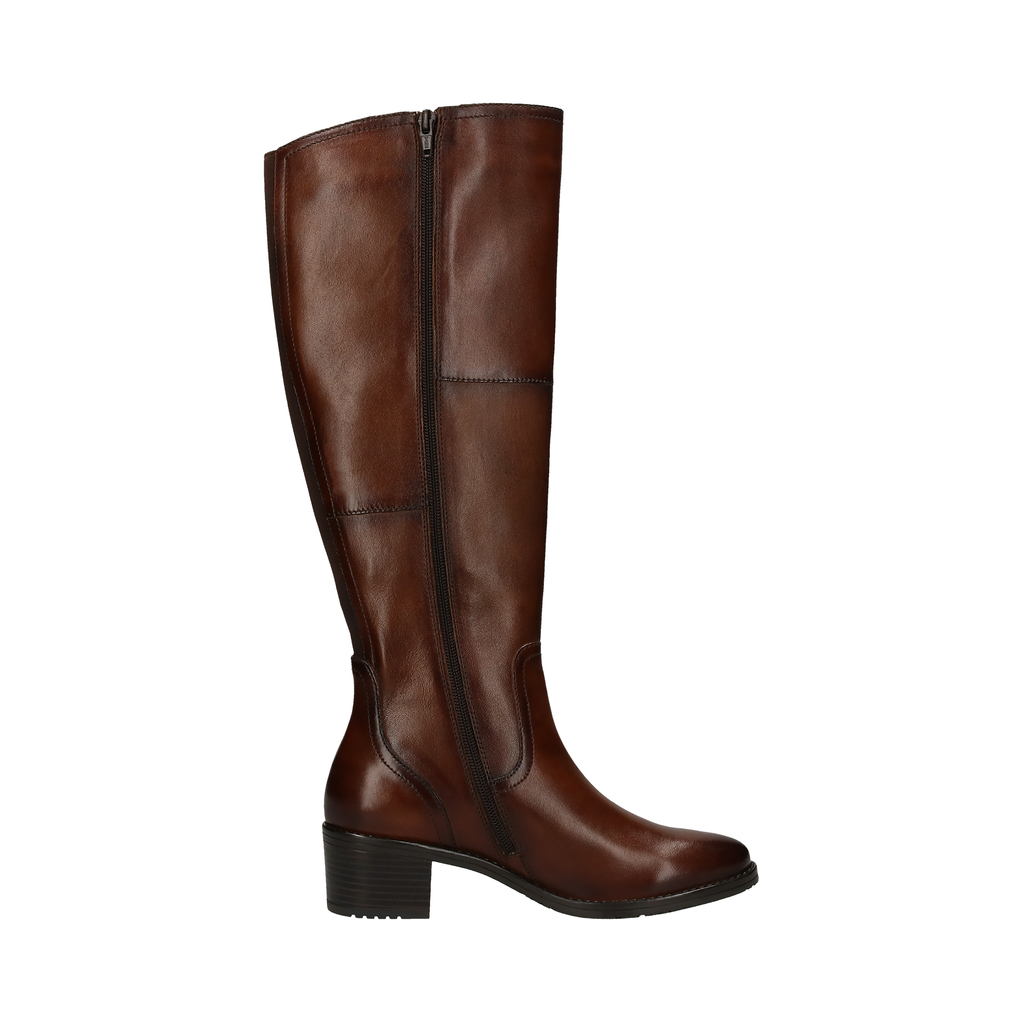 Cuir Bottes hautes brun