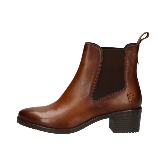 Leather Ruby Ankle Boots cognac