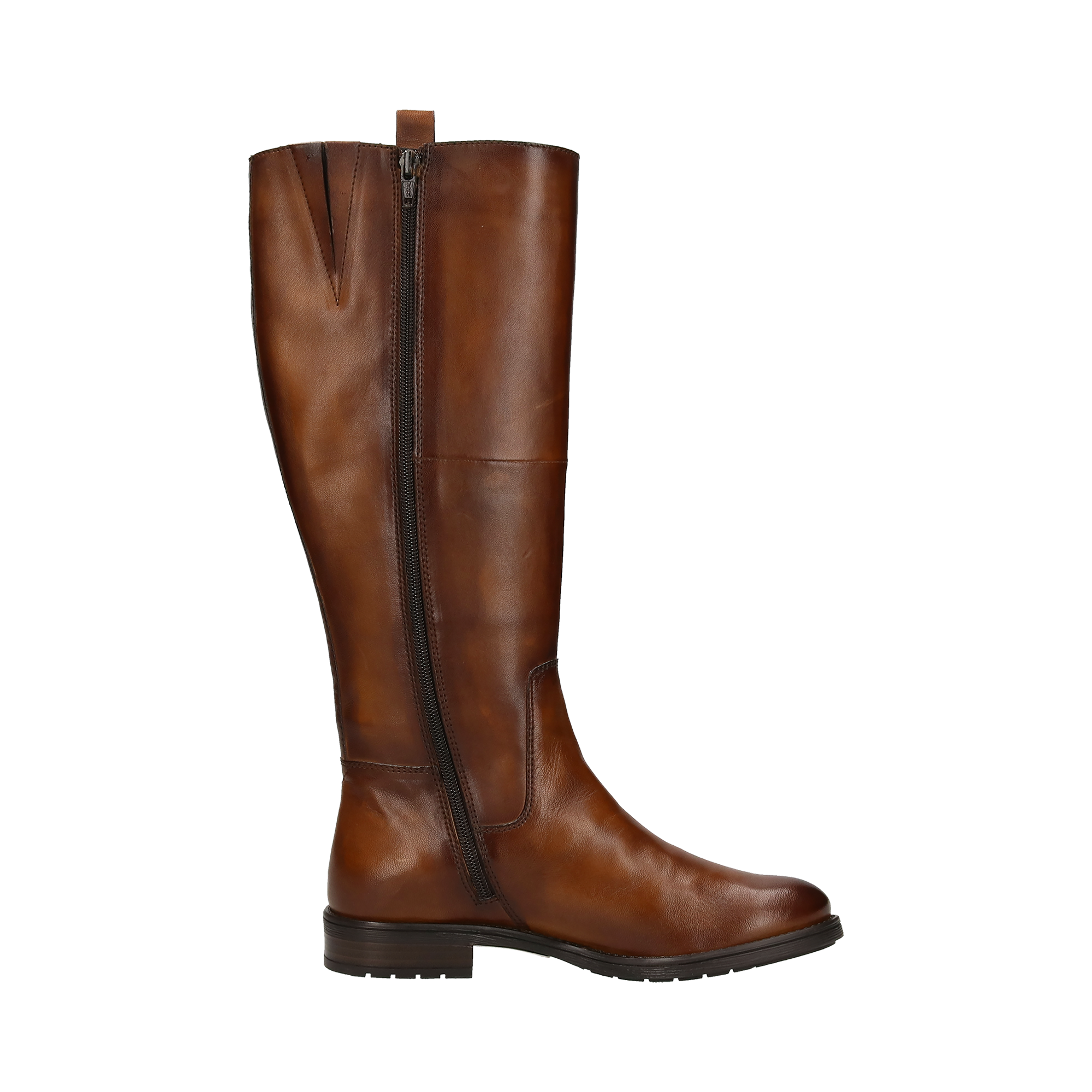 Cuir Bottes hautes brun