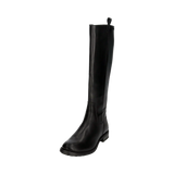 Cuir Bottes hautes noir