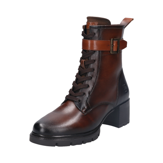 Leather Yamila Ankle Boots brown