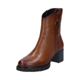 Cuir Bottines cognac