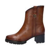 Cuir Bottines cognac