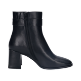 Leder Stiefeletten schwarz