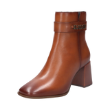 Leather Ankle Boots cognac