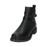 Leder Stiefel schwarz