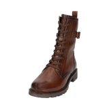 Cuir Bottes marron foncé