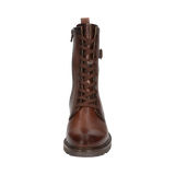 Cuir Bottes marron foncé