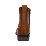 Leder Stiefel cognac