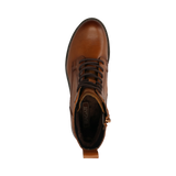 Leder Stiefel cognac