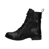 Leder Stiefel schwarz