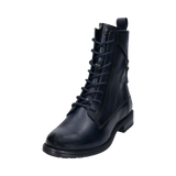 Leder Stiefel blau