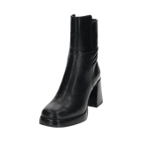 Leather Ankle Boots black