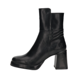 Leder Stiefeletten schwarz