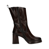 Leather Ankle Boots dark brown