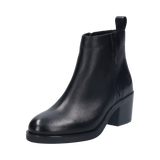 Leder Stiefeletten schwarz