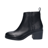 Leder Stiefeletten schwarz