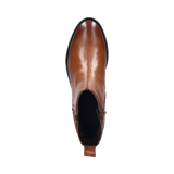 Leder Stiefeletten cognac