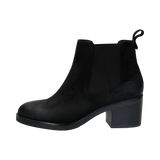 Leather Ankle Boots black