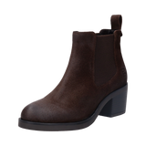 Cuir Bottines brun