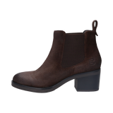 Cuir Bottines brun