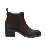 Cuir Bottines brun