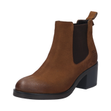 Leder Stiefeletten cognac