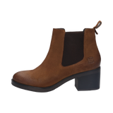 Cuir Bottines cognac