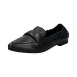 Leder Loafers schwarz