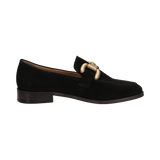 Cuir Loafers noir