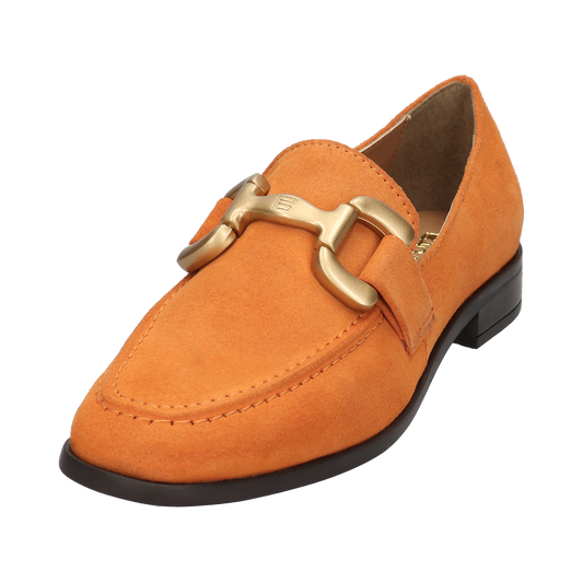 Leather Loafers Rosalie orange