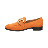 Cuir Loafers orange