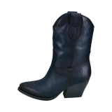 Bottines bleu foncé