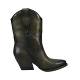 Bottines vert foncé