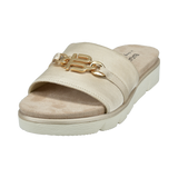 Pantoletten beige