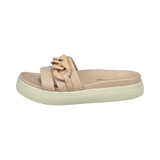 Pantoletten Beige