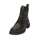 Leather Boots dark green