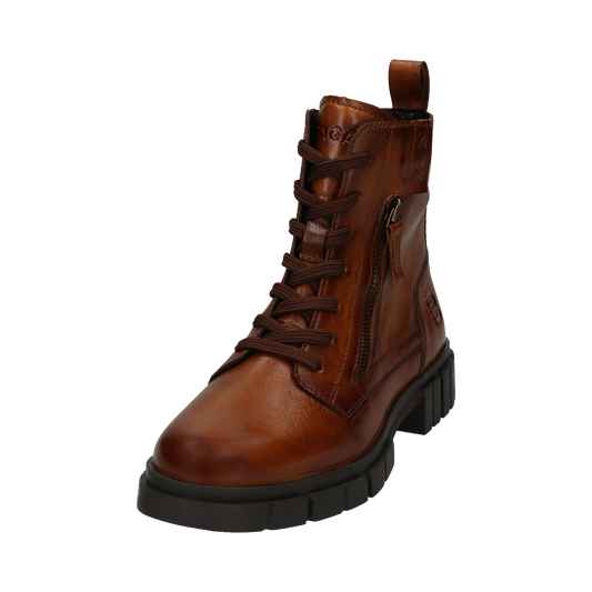 Leather Fiona Boots cognac
