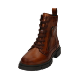 Leder Stiefel cognac