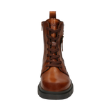 Leder Stiefel cognac