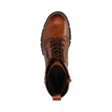 Leder Stiefel cognac