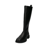 Cuir Bottes hautes noir