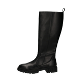 Cuir Bottes hautes noir