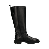 Cuir Bottes hautes noir