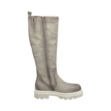 Langschaftstiefel Beige