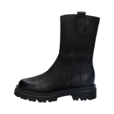 Leder Stiefel schwarz