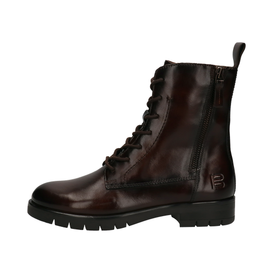 Dark brown combat sales boots