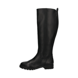 Cuir Bottes hautes noir