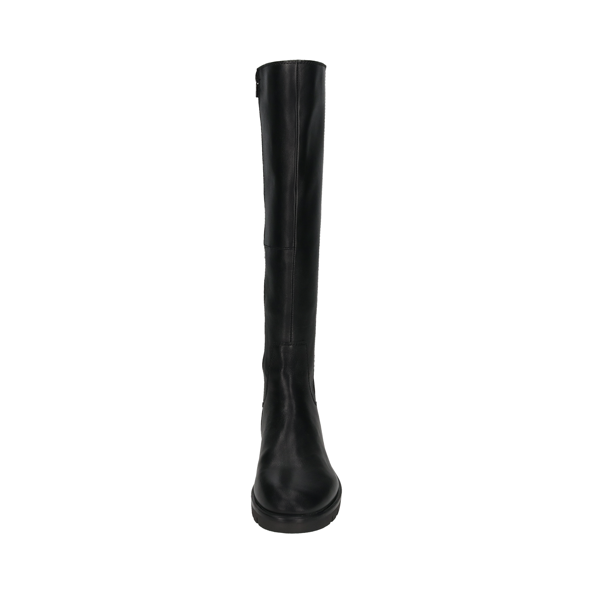 Leather Knee-high Boots black