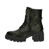 Cuir Bottes vert foncé